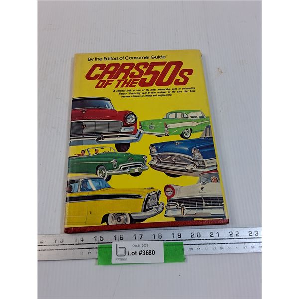 Hardcover Book: Cars of the 1950's