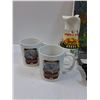 Image 2 : Nabob Syrup Dispenser, (2) Draggins Car Show Mugs, Scale, Phone Cases, Clothes Pins, Misc
