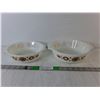 Image 1 : (2) Vintage Anchor Hocking Bowls Up to 10"