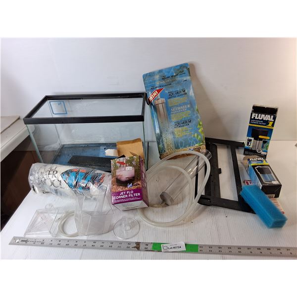 16" Aquarium & Accessories - PICK UP ONLY