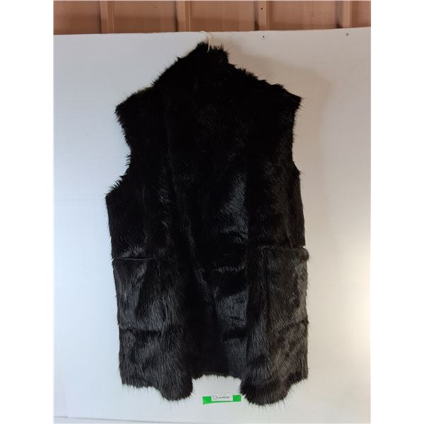 Faux Fur Vest, Approx. XL, Cannot Authenticate