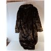 Image 2 : Reversible Faux Mink Coat- M