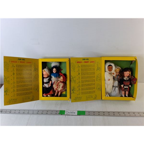 (6) Vintage Cultural Dolls