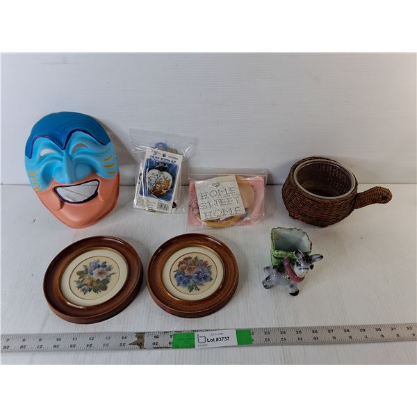 Cross Stitch Kits & Artwork, Donkey Planter, Misc.