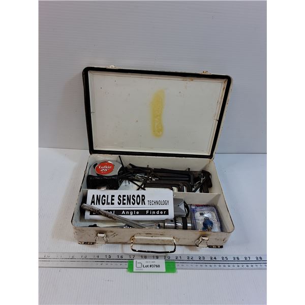 Metal First Aid Box w/Various Tools