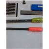Image 5 : Lot: Tire Iron, Welding Rods, 15" Planer Blades, Airhammer, Coping Saw