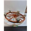 Image 1 : * Wagon Wheel Chandelier - 24" x 8"-Cannot Ship