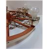 Image 3 : * Wagon Wheel Chandelier - 24" x 8"-Cannot Ship