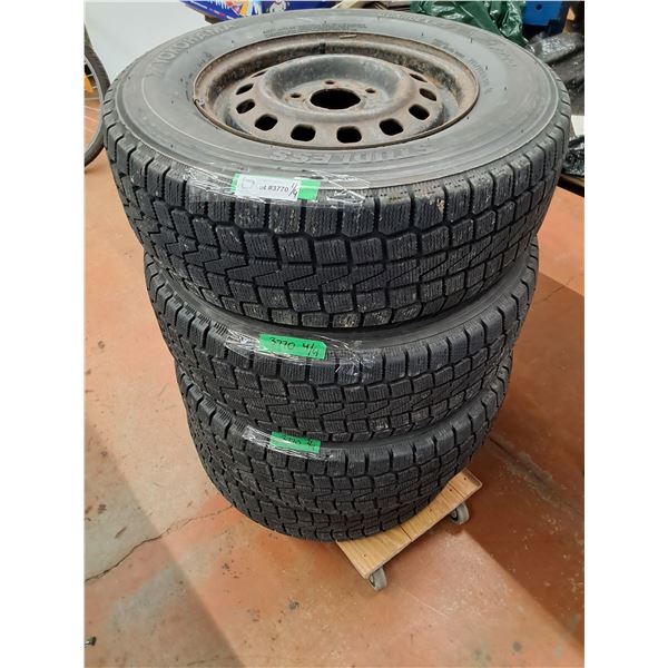 ** (4) Yokohama Guardex K2 F720, 205/70/R14  - Mud/Snow Tires - CANNOT SHIP