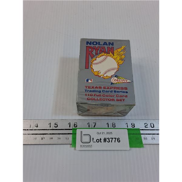 Nolan Ryan 1991 Baseball Trading Cards - Appears Sealed - CANNOT GUARANTEE AUTHENTICATION