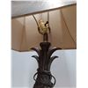 Image 2 : * Metal "Fish Scale" Pattern Table Lamp - 27" High - Loose Assembly, Untested, As is - PICK UP ONLY