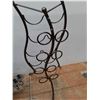 Image 3 : * Metal 8-Bottle Wine Rack, Metal 7-Candle Ceiling Fixture - PICK UP ONLY