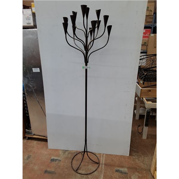 * Metal 13-Votive Candelabra - 74" High - Pickup Only
