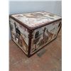 Image 3 : * Pop Art "South Africa" Canvas Trunk - 23x14.5x13.5" - Pickup Only