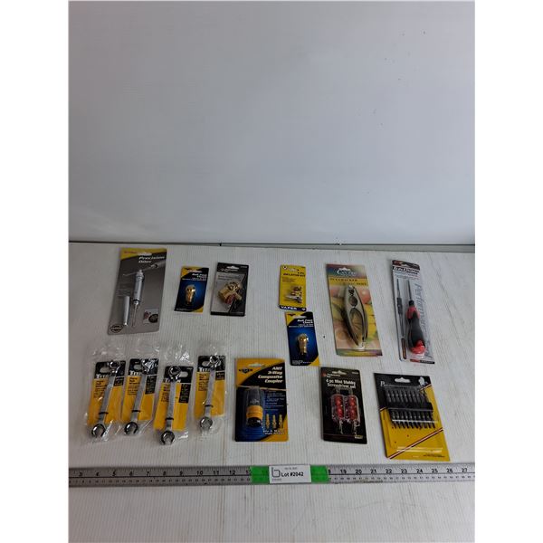 Precision Oiler, Ball Foot Chuck, Air Tank Manifold, Inflator Kit, Nut Cracker, Tapping Driver, Misc