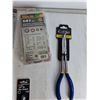 Image 4 : 11" Cable Pliers, 900 Pcs Staple & Brad Nails, 141 Pcs Sealing Washers, (3) Star Sockets, Misc