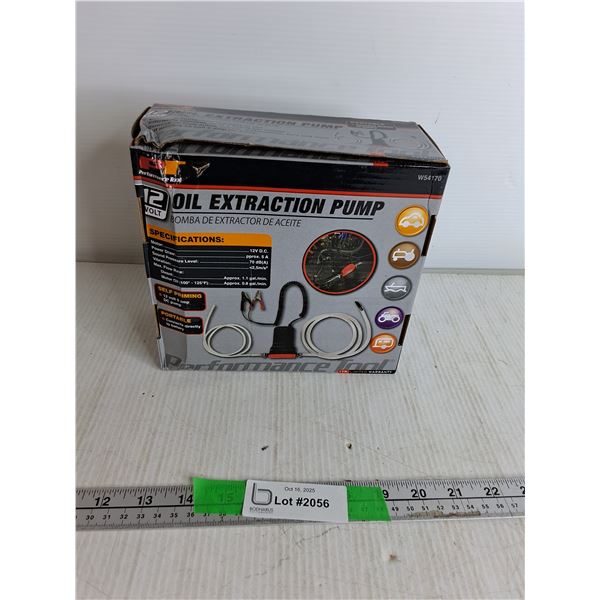 12 Volt Oil Extraction Pump