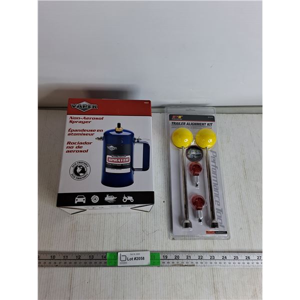 Non-Aerosol Sprayer, Trailer Alignment Kit