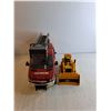 Image 2 : Bruder MB Sprinter Fire Engine With Ladder/ Caterpiller Toy Bull Dozer