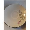 Image 3 : Zylstra Rose Fine China Dishes (10 1/4"-Lg Plate)(8 1/4"-Bowl)(7 1/4"-Sm Plate) Tea Cups And Saucers