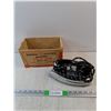 Image 1 : Vintage General Electric Steam Iron Model F94 - Powers On, As Is