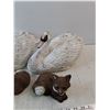 Image 3 : Outdoor Garden Swan and Fox Decorations