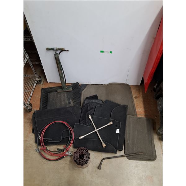 Car Mats, Tire Air Pump, Jumper Cables, Lug Wrenches, Cannot Ship