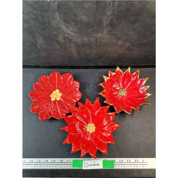 (3) Ceramic Decorative Plates