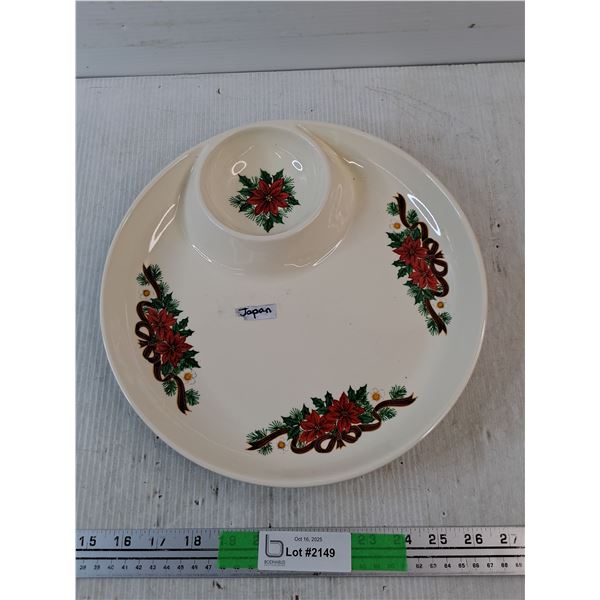 12" Ceramic Japan Serving Platter