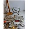 Image 2 : Kitchen assortment - Mallet/ Cheese Graters/ Potato Masher/ Misc.
