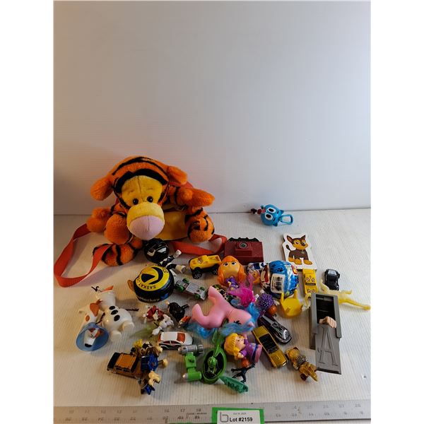 "Tigger" Kids Plush Backpack/ My Little Ponies/ Cars/ Paw Patrol/ Misc.