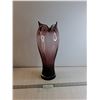 Image 1 : Glass "Owl" Vase 16" High
