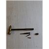 Image 2 : Brass Hammer 7 3/4" With Screw Driver In Handle