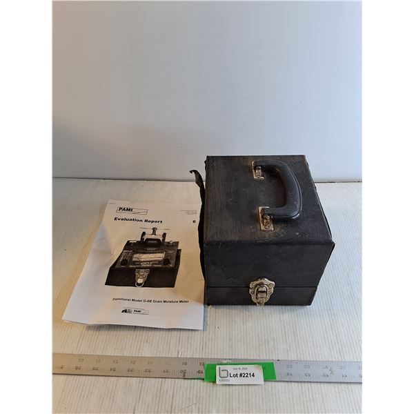 Grain Moisture Meter (Delmhorst Model G-6B)