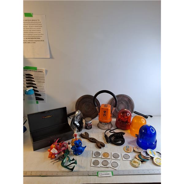 "CP Rail" Battery Lantern/ Tokens/ Light Bulb Covers/ Misc.