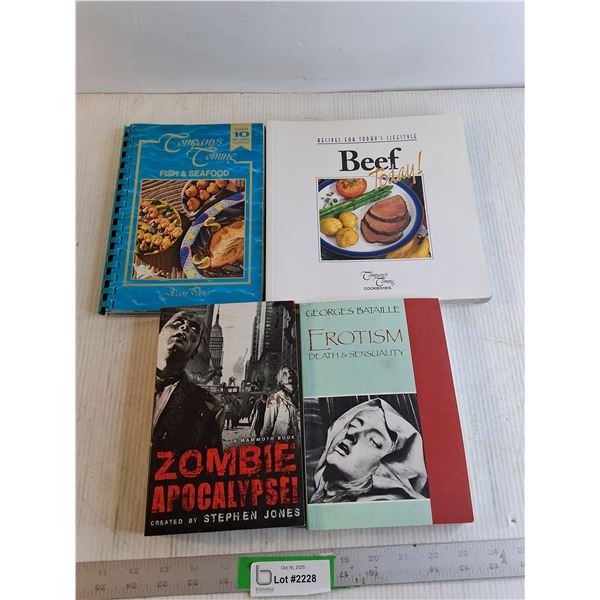 (4) Books - Cookbooks/ Zombies