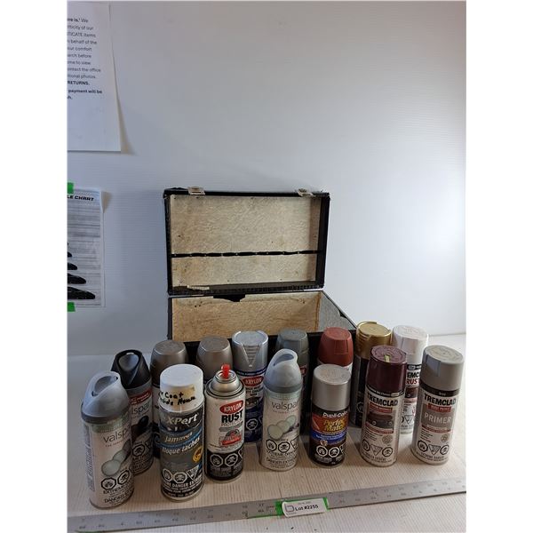 Carrying Case/ Spray Paint And Primer Assortment - CANNOT SHIP
