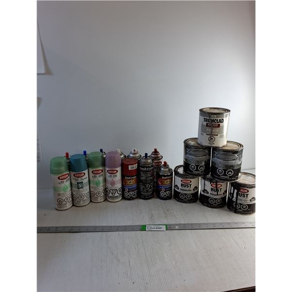 Spray Paint Assortment/ Canned Paint Assortment - CANNOT SHIP