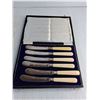 Image 4 : (2) Vintage Box Set Of Stainless Steel  Butter Knives 6 1/2"