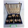 Image 1 : Vintage Set of 7 Spoons In Case