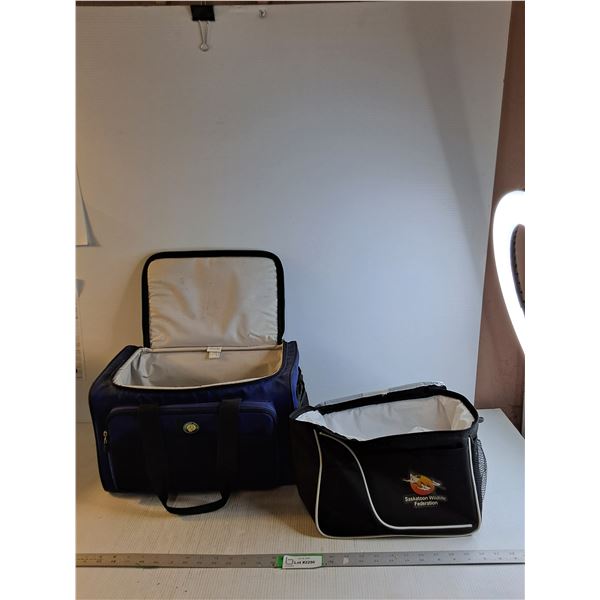 (2) Soft Sided Coolers - Lg -16" x 9.5"x 9.5"/ Sm - 12" x 8" x 8"