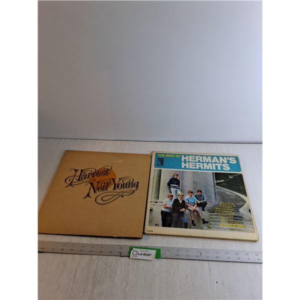 (2) Vinyl Records - Neil Young/ Herman's Hermits