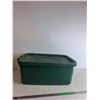 Image 2 : Green Storage Tote 21x14x9"-Cannot Ship