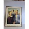 Image 2 : American Gothic Print by Grant Wood 24x 30" - PICK UP