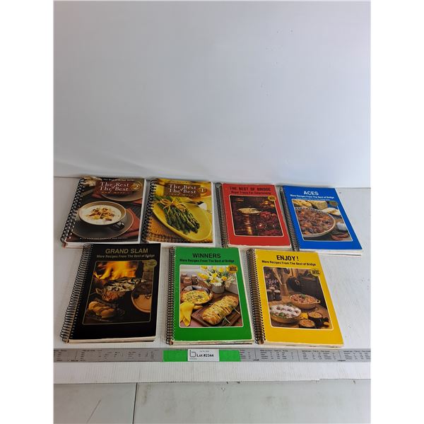 (7) Coiled Recipe Books