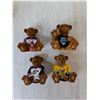 Image 2 : (5) Power Play Teddy Figurines- NIB