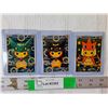 Image 1 : (3) Japanese Poncho Pokemon Cards, Cannot Authenticate