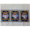 Image 2 : (3) Japanese Poncho Pokemon Cards, Cannot Authenticate