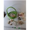 Image 1 : Woven Basket & Decorative Shells
