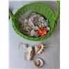 Image 3 : Woven Basket & Decorative Shells